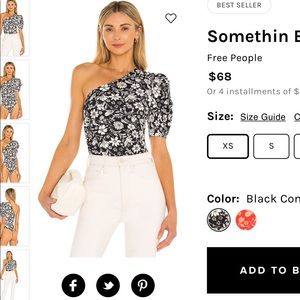 Free People bodysuit